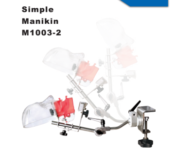 Simple Dental Training Simulator with Phantom Head Manikin Typodont