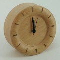 Madera de reloj de mesa natural de alta calidad