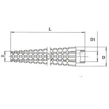 Zinc Plating Sleeve light block anchor