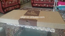 Small pizza box with 2 col printing corrogated 3 ply ,white with inside ,white sheet corrogate inside