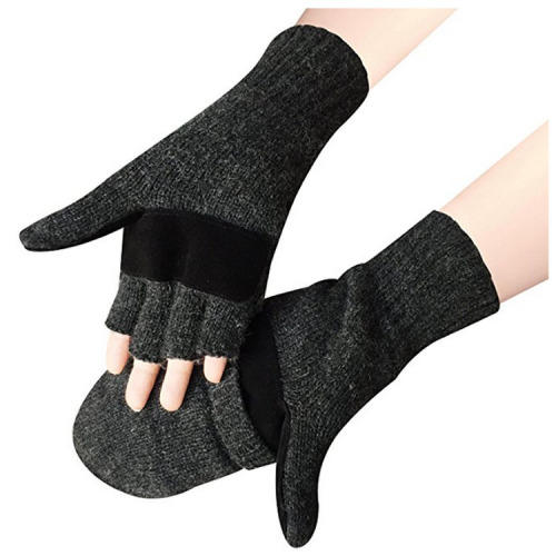 Lovely Snow Pattern Wool Knitting Touch Screen Gloves