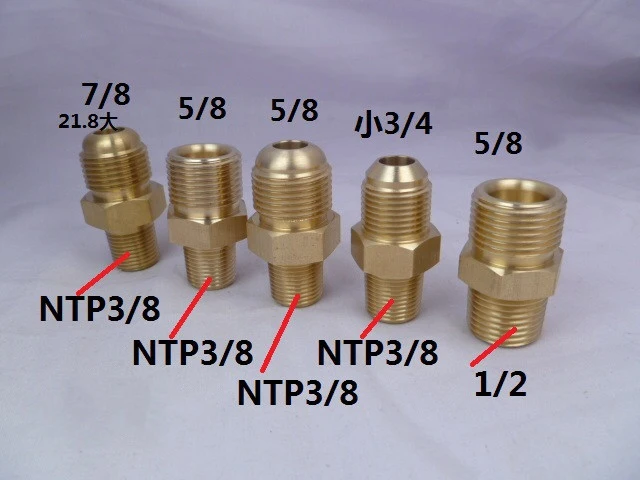 5 / 8 Concave Head Convex Head 3 / 4 Dewar Cut-off Valve Butt Fittings