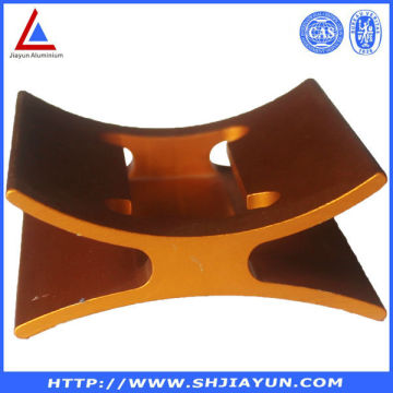 color anodized extruded aluminium profile for assembling with CNC