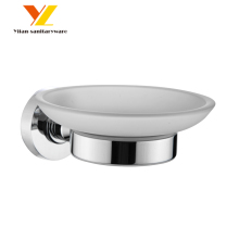 Wall-Mounted Luxury Bathroom Glass Soap Holder & Shower Soap Dish