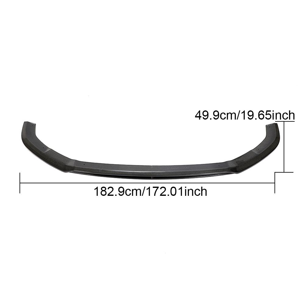 Carbon Fiber T6 Front Bumper Lip Splitter Chin for Volkswagen VW T6 Multivan 2015 - 2020