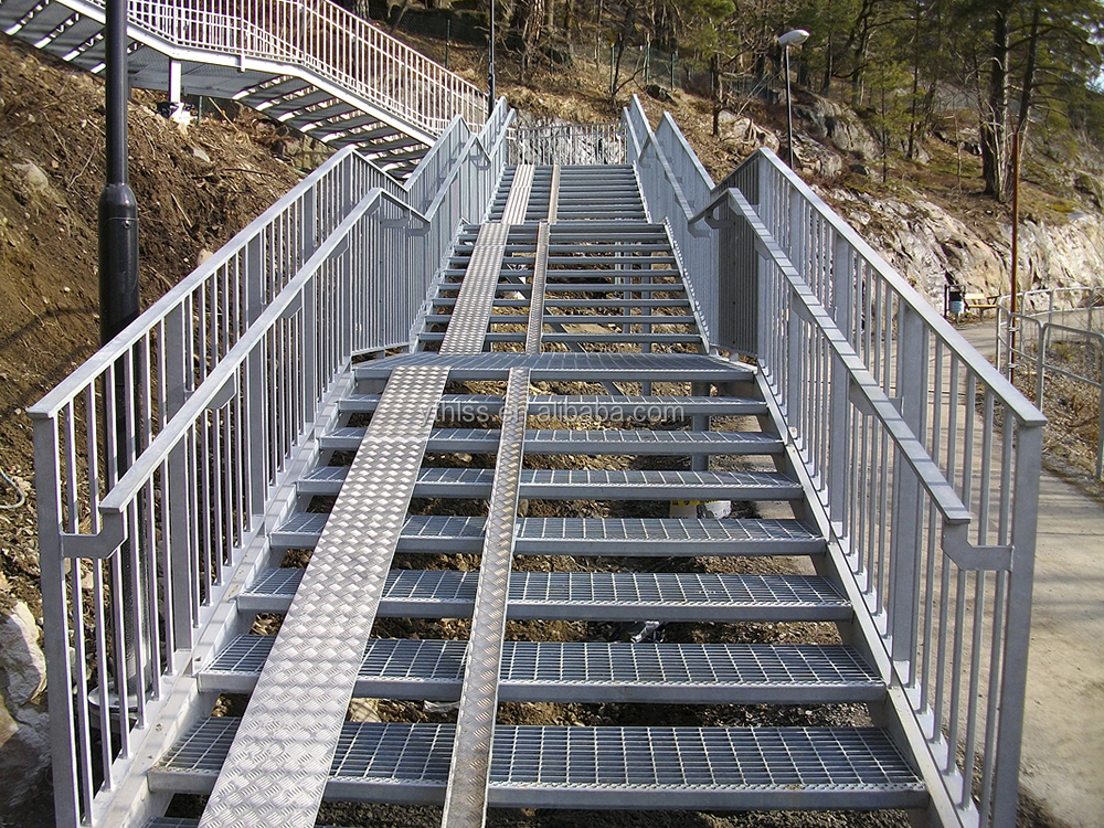 China galvanized steel stair treads for Onshore&Offshore platform