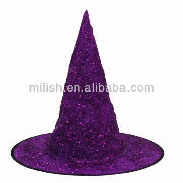 Halloween Cheap Wholesale Fancy purple witch decorative hats MH-1807