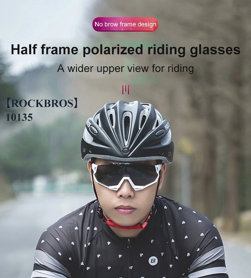 Polarized Color-Changing Windproof Myopia Cycling Glasses Running Driving Bicycle Sports Sunglasses