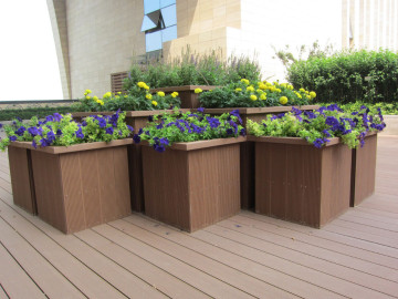 morden WPC flower box,wpc flower box,flowers delivery boxes