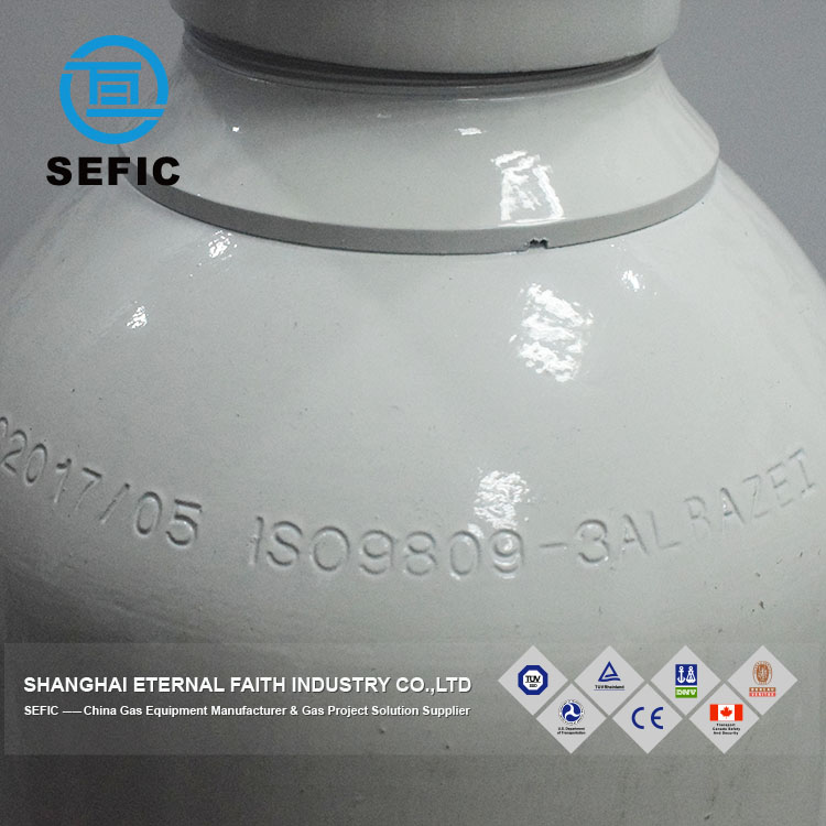SEFIC ISO9809 50 Liter medical Empty Oxygen Cylinder Price