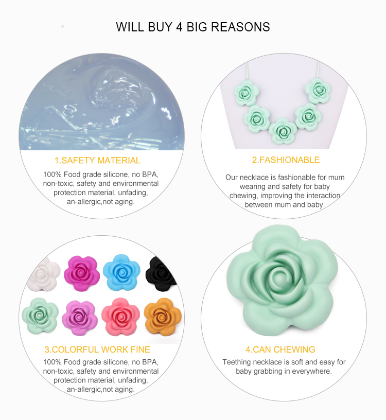 Cuentas de silicona sueltas Silicone Beads Loose