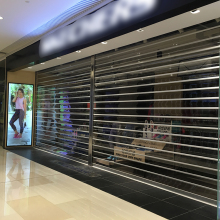 Mall electric crystal door