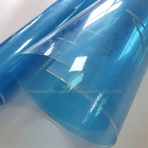 Clear Petg Film dengan Lapisan Perlindungan PE Biru