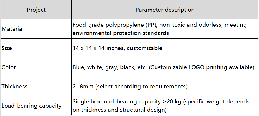 plastic shipping boxes