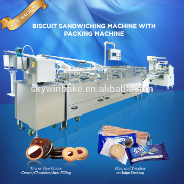 Biscuit Application Manufacturer Cream Filling Sandwich Biscuit Machine