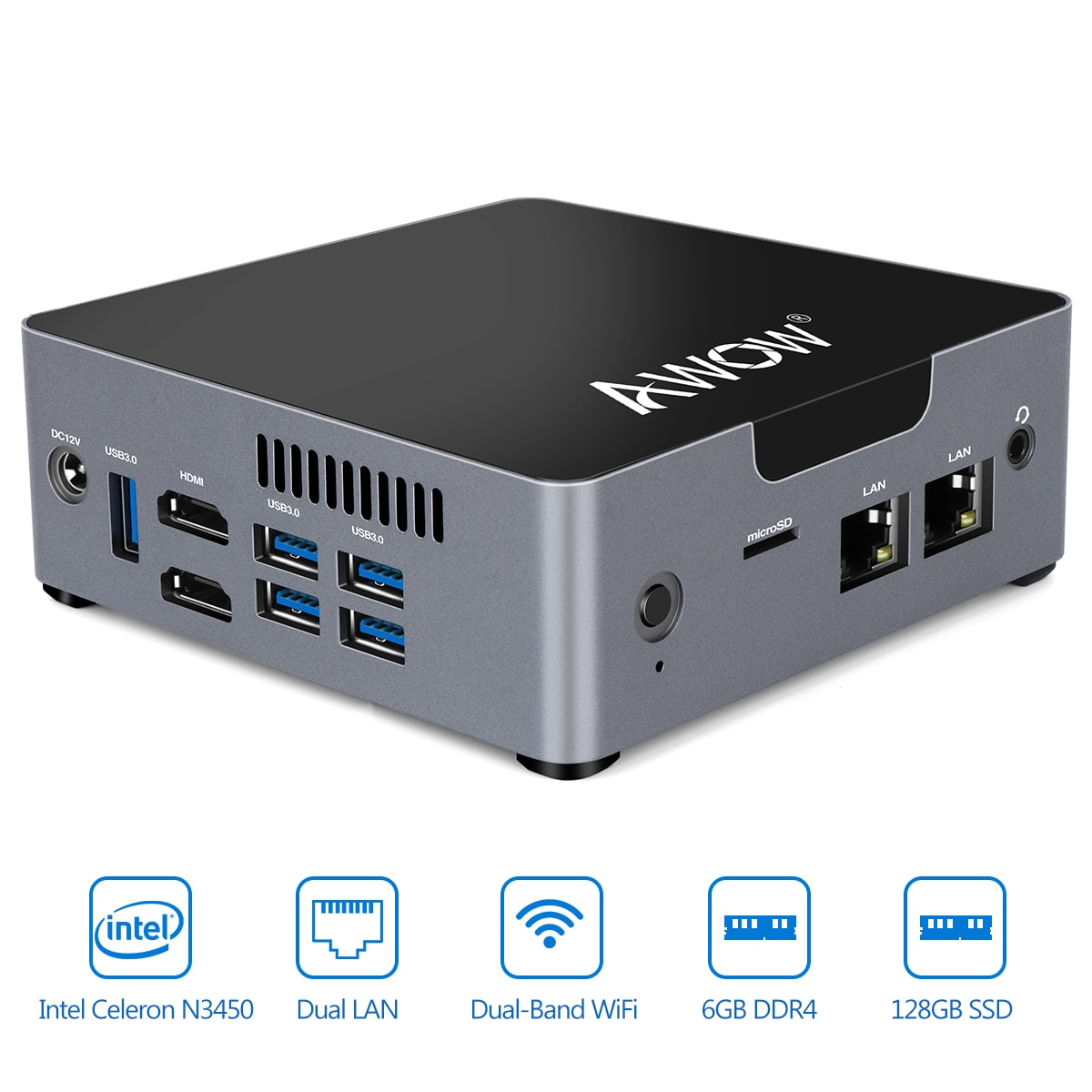 Newest 6Th Gen Core I3 Gaming Pc Mini Computer With Support 2.4G/5G DUAL BAND Wifi
