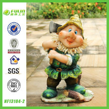 Logger Dwarf Resin Statue (NF13104-2)