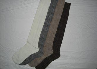 Long Cotton Wool Socks , Soft Warm Knee High Socks For Ladi