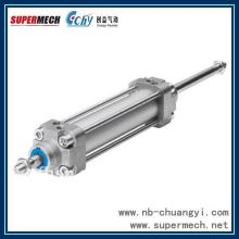 DNG Double piston rods aluminium pneumatics cylinder Festo type