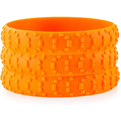 Σιλικόνη καουτσούκ Knobby Dirtbike Tire Wristband