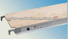 aluminum with plywood scaffolding cat walk