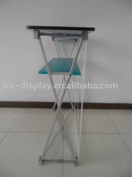 aluminum luxury exhibition table promotion table