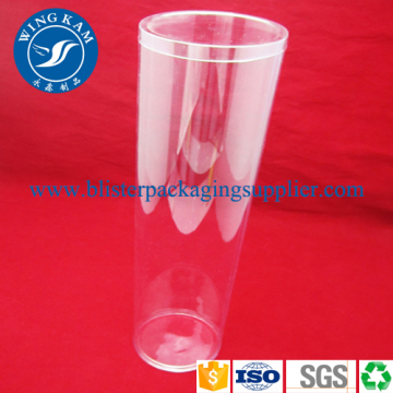 Clear Long PVC Plastic Cylinder Storage Box