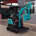 1.7 Ton Mini Mini Excavator yang dikendalikan secara mekanikal