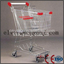Nice Quality 80Liters shopping wheels cart With handle Wheels And Baby Seats Factory Direct Sale With CE certification