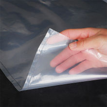 Clear Plastic Flat Open Garbage Packaging Bag