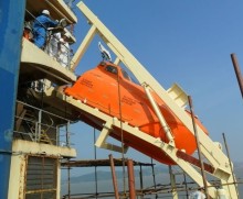 Approved CCS/ABS/BV/EC Platform type davit