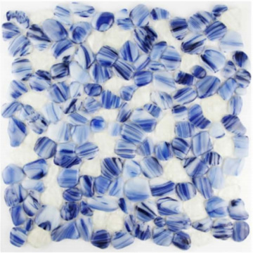 Waterproof Mosaic Pond Pebble Glass Mosaic Tiles