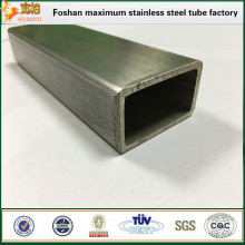 Stainless steel pipe sizes SUS304 rectangle pipe price per meter
