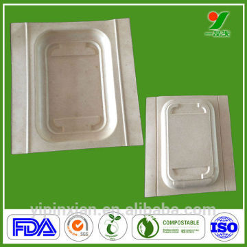 New recycled material unbleached paper pulp mould pulp tray