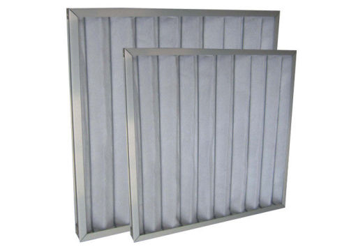 Primary Efficiency Pleated Aluminum Frame Pleated Panel Air Filter With Filter Cotton