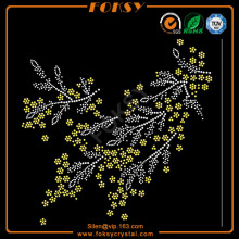 blossom iron on crystals for t shirts