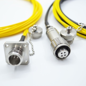 Outdoor Waterproof ODC Fiber Connector Cable Assemblies - 4 CORES Plug & Socket