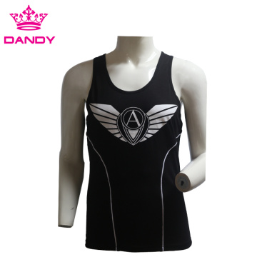 Custom mens Compression Fitness Tank Tops