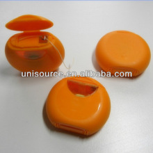 Teeth gap clean dental floss, dental floss with a window on the case, nylon PTFE or UHMWPE dental floss