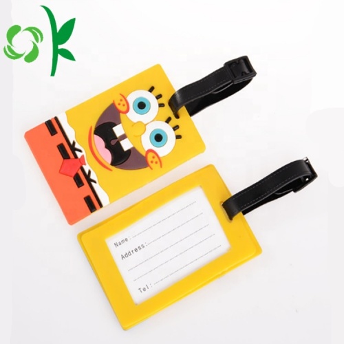 Wholesale Personalized Cute Cartoon Silicone Luggage Tag