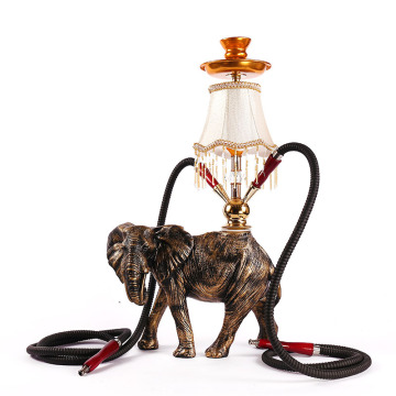 China factory wholesale top quality animal shaped hookah resin hookah narguile shisha elephant hookah