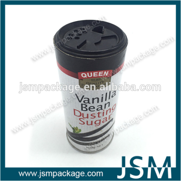 Food grade organic spices and herbs cans