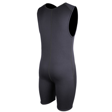 Traje de neopreno corto con cremallera en el pecho Seaskin para hombre de 2 mm