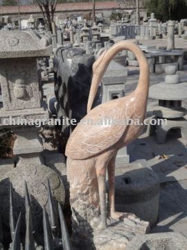 stone garden crane