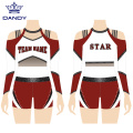 Uniforme di cheerleadling di prestazione persunalizata