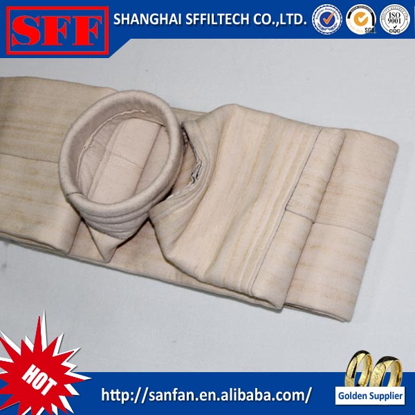 Nonwoven Aramid felt filter cloth NOMEX dust filter bag