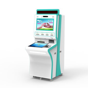 Dual-Screen Medical Self Service Kiosk Bill Payments