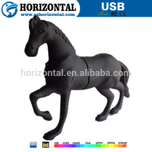 Alibaba wholesale bulk items popular design custom PVC horse usb flash drive