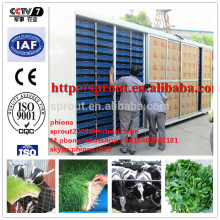 Hydroponics Animal Fodder Machine Fodder sprouting machine/barley grass growing machine /Animal fodder making machine