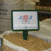 Plastic Price Holder/Price Sign Holder/Price Tag Holder With Insert Accessories